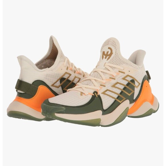 Adidas Mahomes 1 Impact FLX Khaki‎ Green Sneakers GV9881 Size 15 NWT - Picture 1 of 13